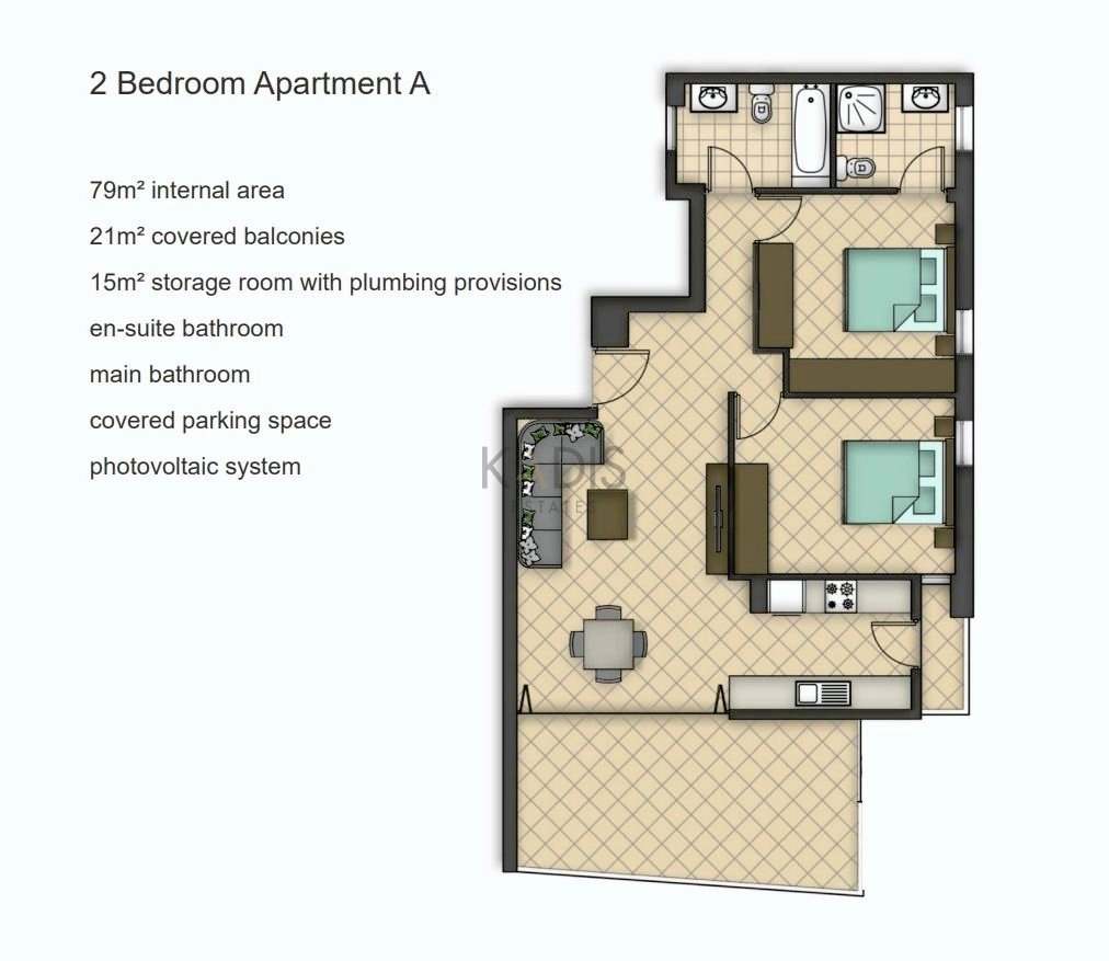 3 Bedroom Apartment for Sale in Limassol – Agia Fyla