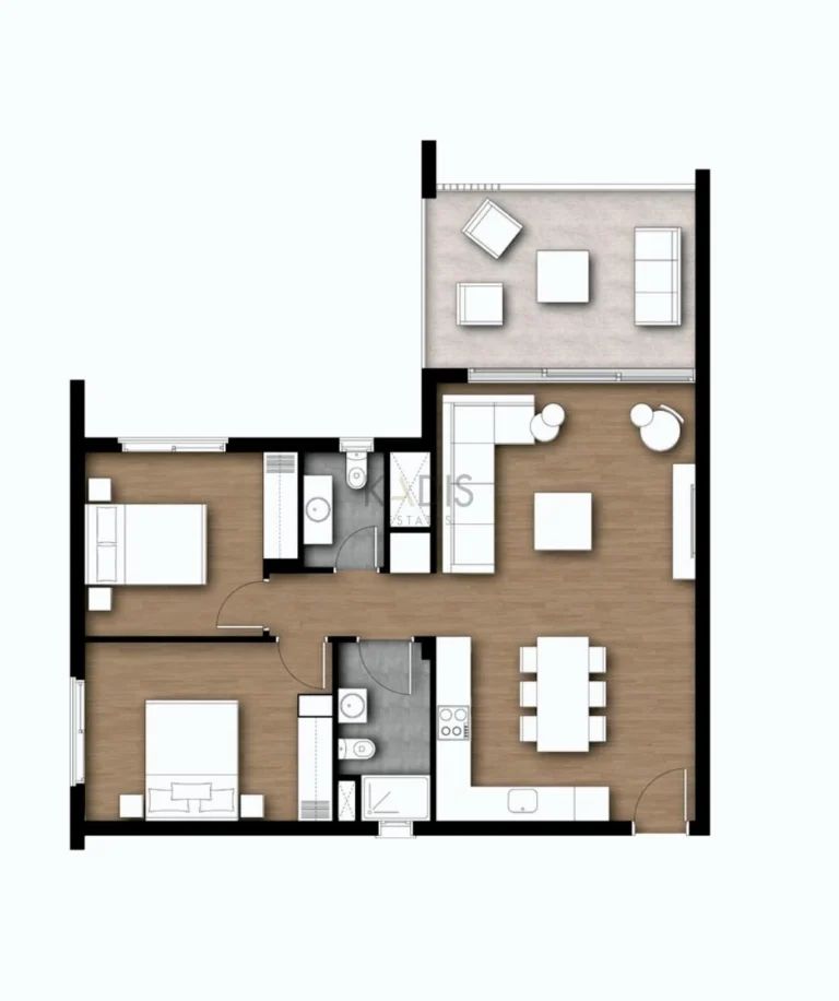 2 Bedroom Apartment for Sale in Limassol – Zakaki