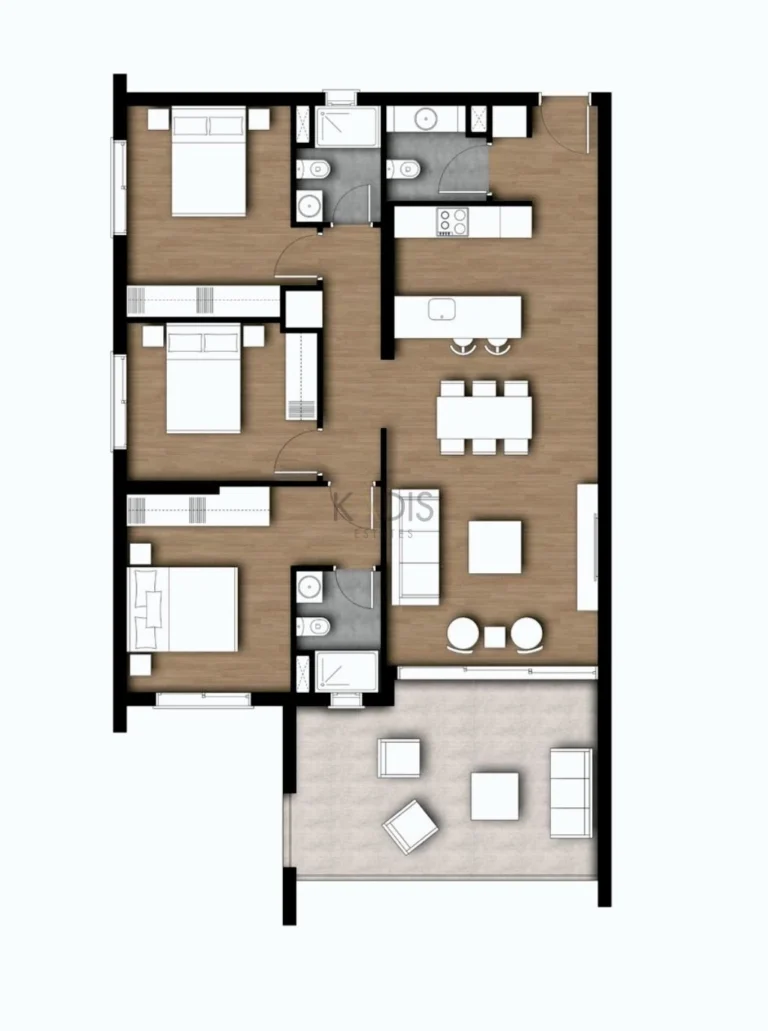 2 Bedroom Apartment for Sale in Limassol – Zakaki