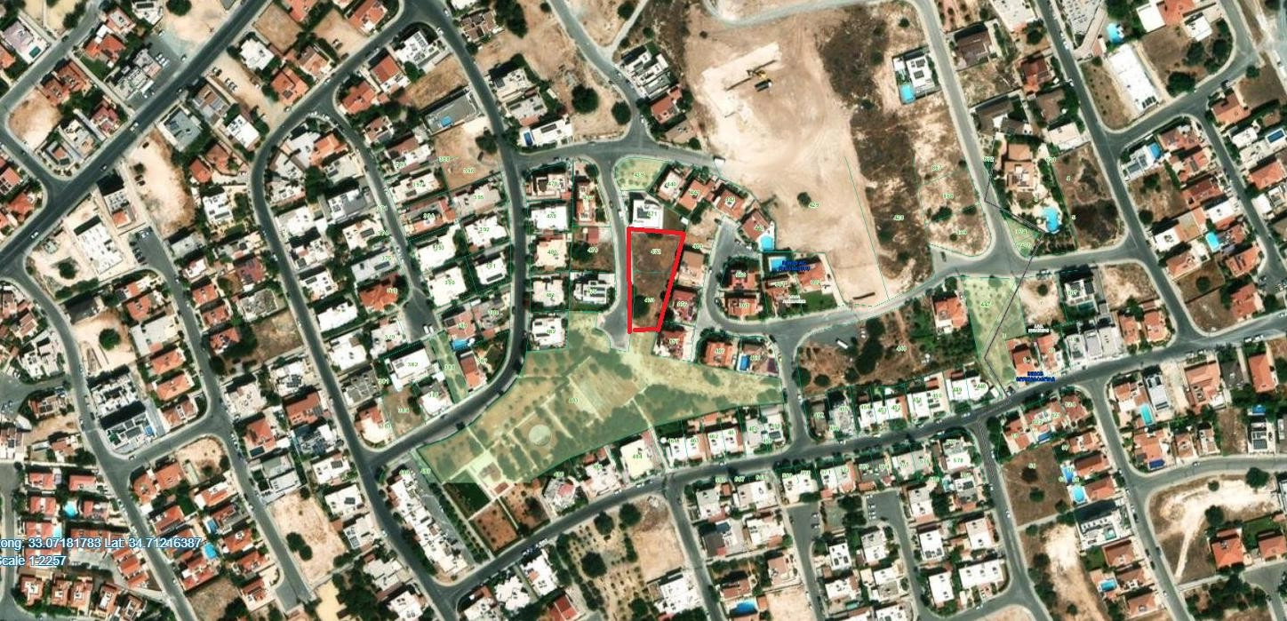 1,164m² Plot for Sale in Limassol – Agios Athanasios