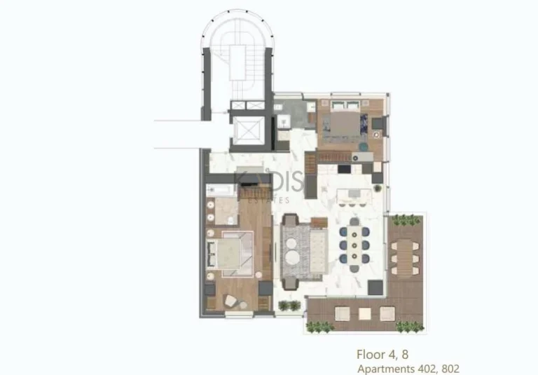 4 Bedroom Apartment for Sale in Agios Tychonas, Limassol District