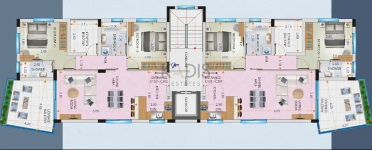 2 Bedroom Apartment for Sale in Larnaca District