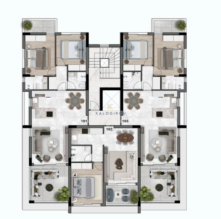 2 Bedroom Apartment for Sale in Limassol – Agios Athanasios