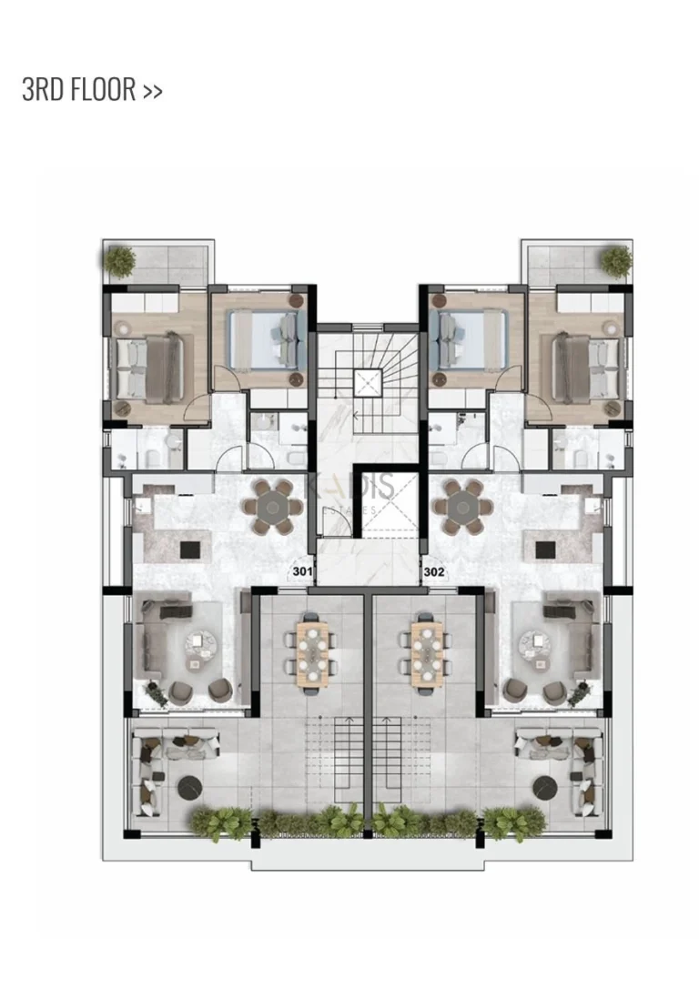 2 Bedroom Apartment for Sale in Limassol – Agios Athanasios