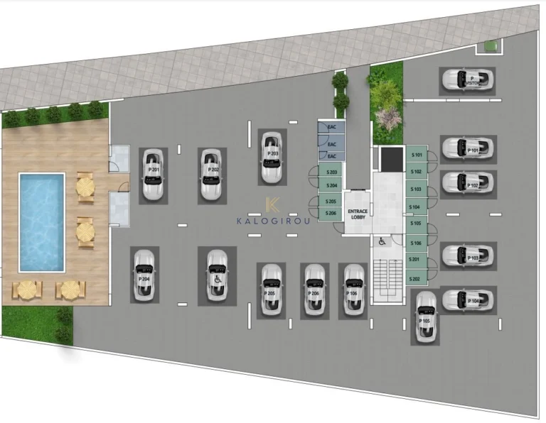 2 Bedroom Apartment for Sale in Anglisides, Larnaca District