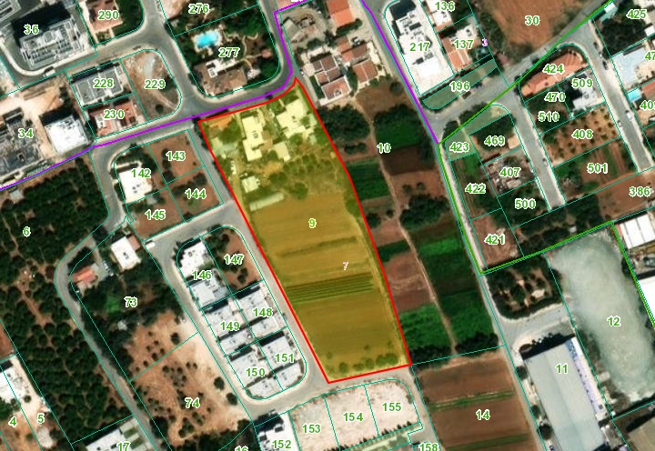 8,860m² Plot for Sale in Limassol – Zakaki