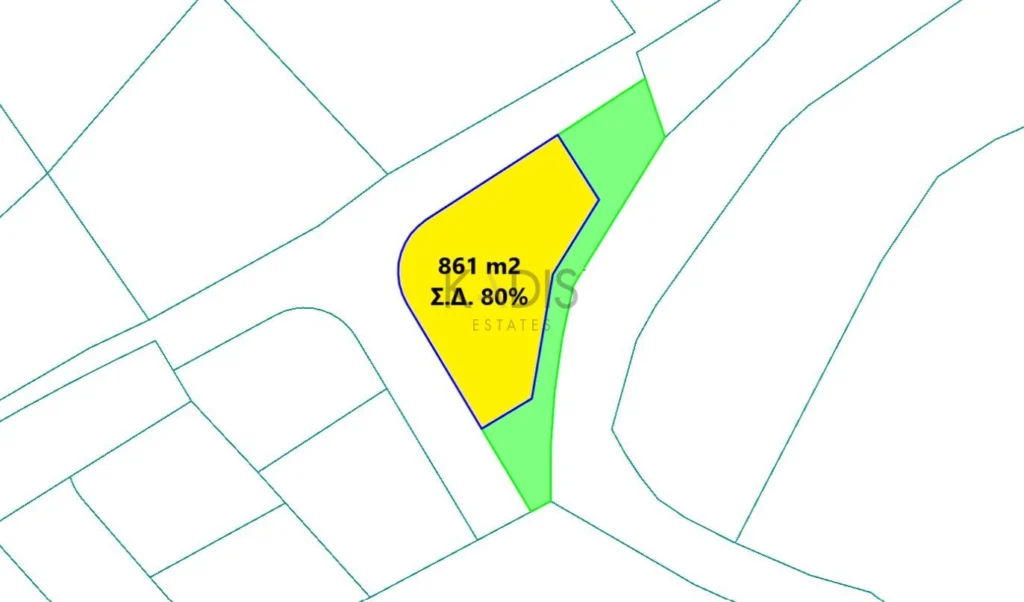 861m² Plot for Sale in Geri, Nicosia District