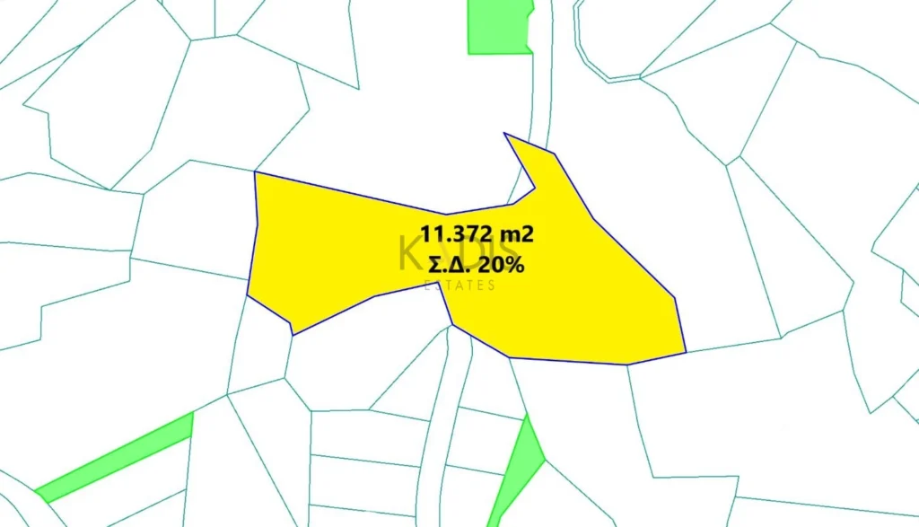 11,372m² Plot for Sale in Parekklisia, Limassol District