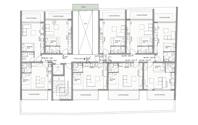 30m² Apartment for Sale in Limassol District
