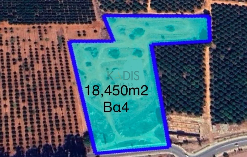 18,459m² Plot for Sale in Limassol – Zakaki