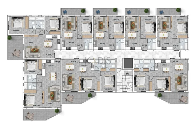 1 Bedroom Apartment for Sale in Kiti, Larnaca District