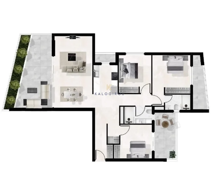 3 Bedroom Apartment for Sale in Larnaca District