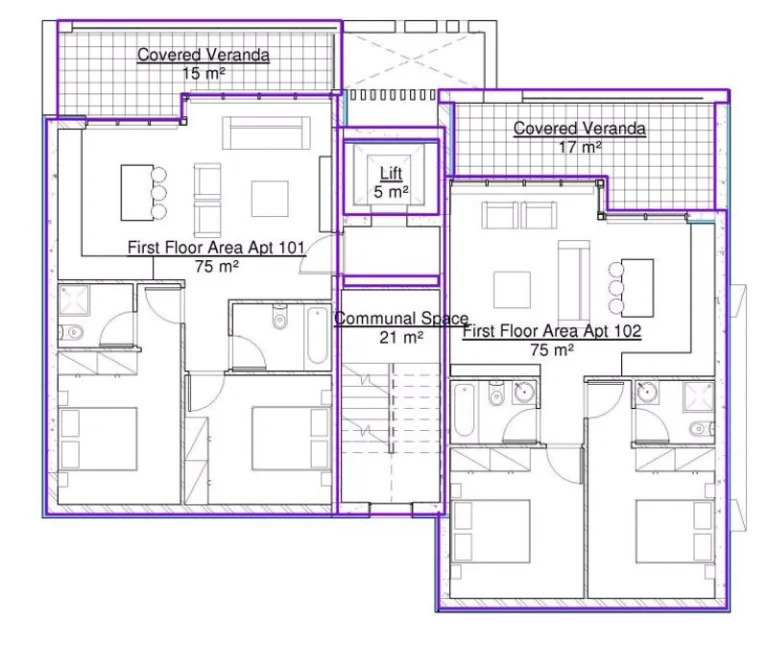 2 Bedroom Apartment for Sale in Paphos – Universal