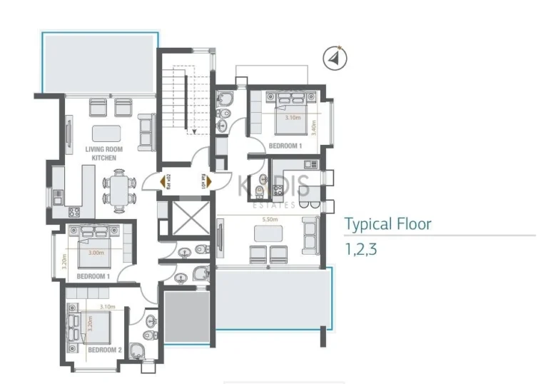 1 Bedroom Apartment for Sale in Larnaca District