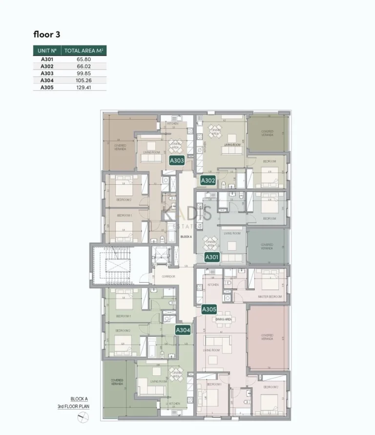 3 Bedroom Apartment for Sale in Limassol – Zakaki