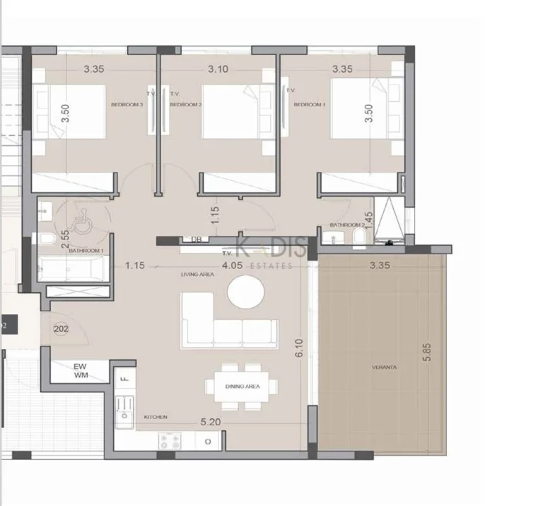 2 Bedroom Apartment for Sale in Limassol District