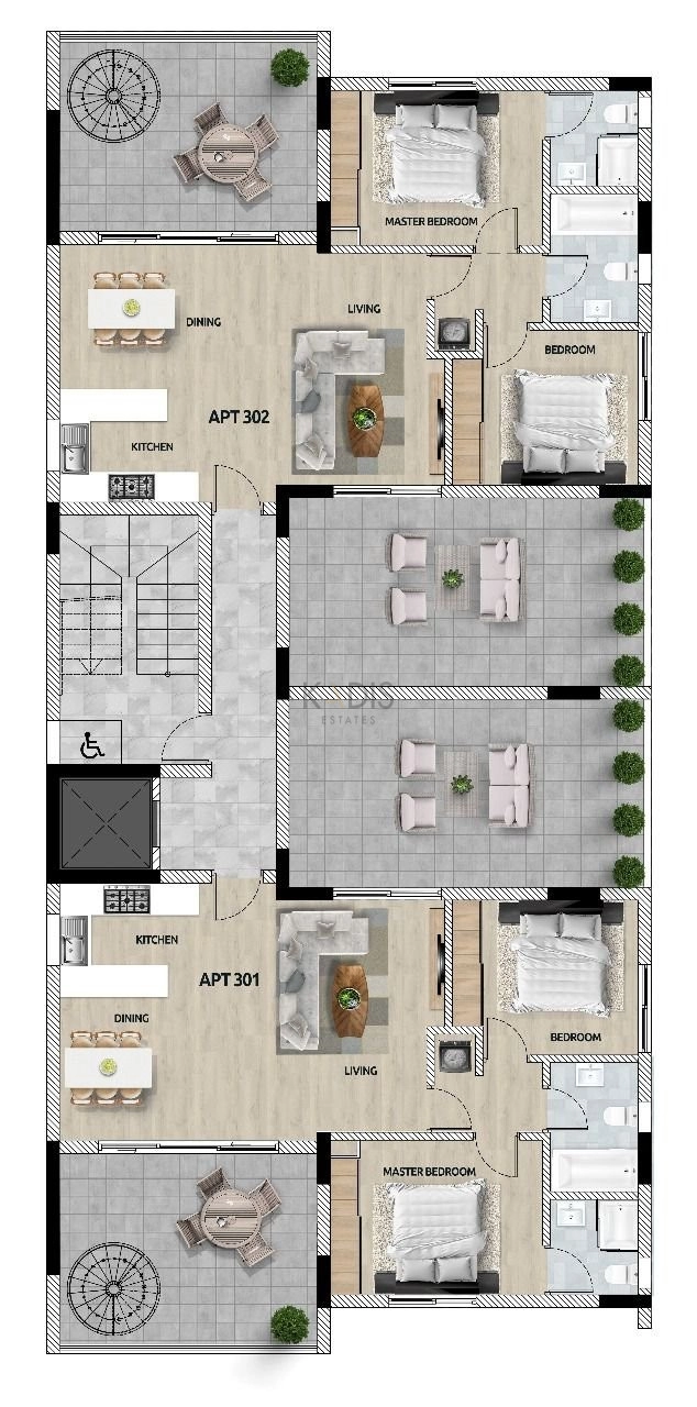 2 Bedroom Apartment for Sale in Aradippou, Larnaca District