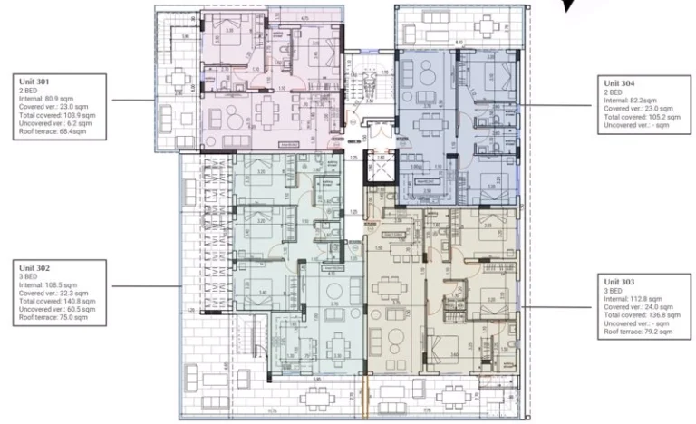3 Bedroom Apartment for Sale in Larnaca