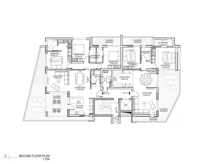 3 Bedroom Apartment for Sale in Limassol – Agios Athanasios
