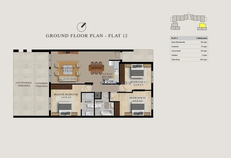 3 Bedroom Apartment for Sale in Pyla, Larnaca District
