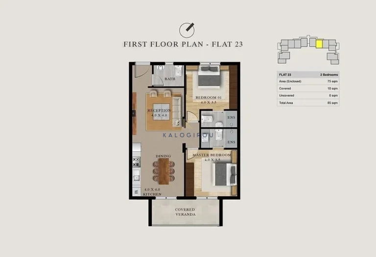 2 Bedroom Apartment for Sale in Pyla, Larnaca District