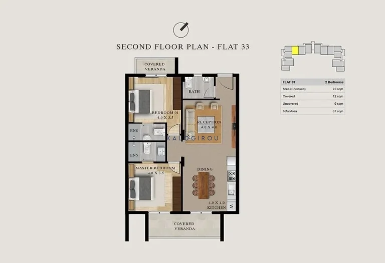 2 Bedroom Apartment for Sale in Pyla, Larnaca District