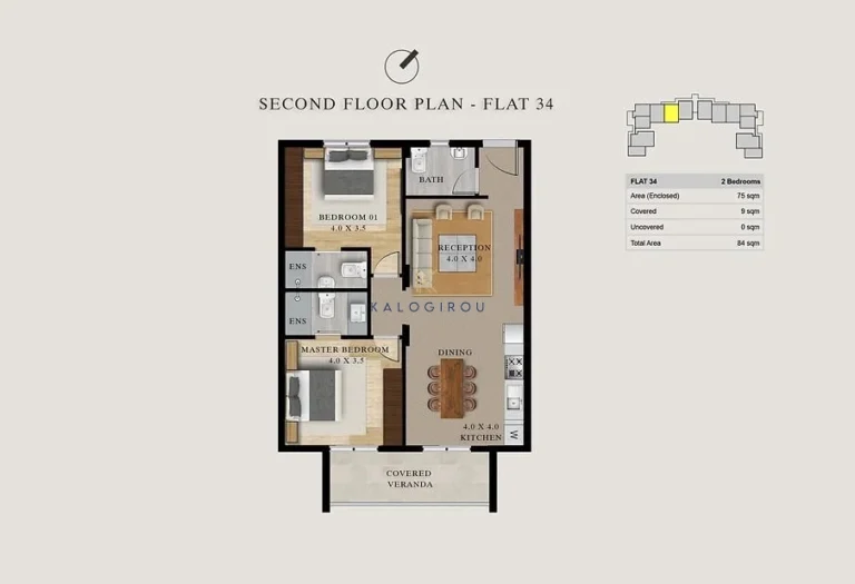 2 Bedroom Apartment for Sale in Pyla, Larnaca District