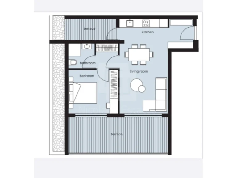 1 Bedroom Apartment for Sale in Nicosia – Agios Ioannis, Limassol District
