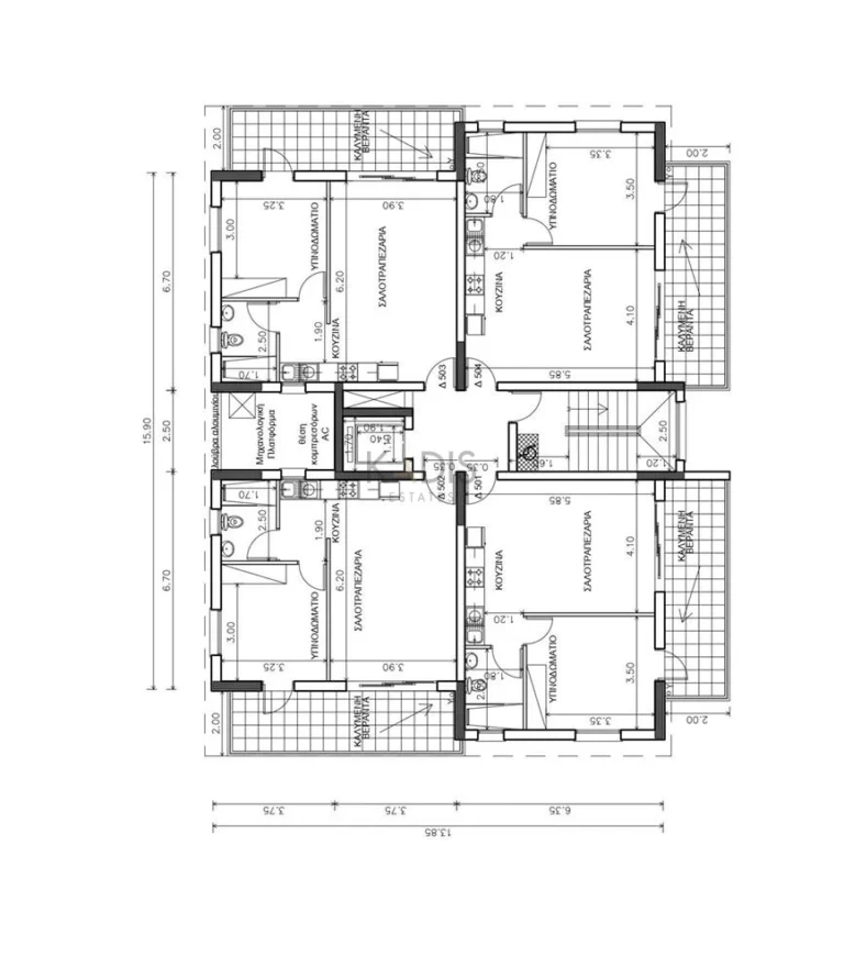 1 Bedroom Apartment for Sale in Aglantzia, Nicosia District