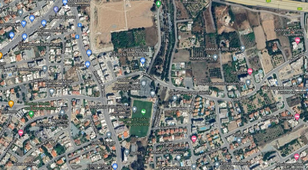 1,780m² Plot for Sale in Potamos Germasogeias, Limassol District