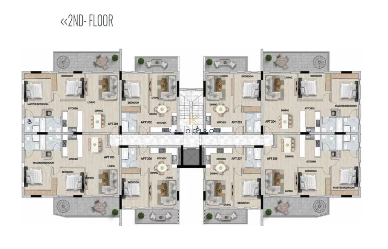 2 Bedroom Apartment for Sale in Oroklini, Larnaca District