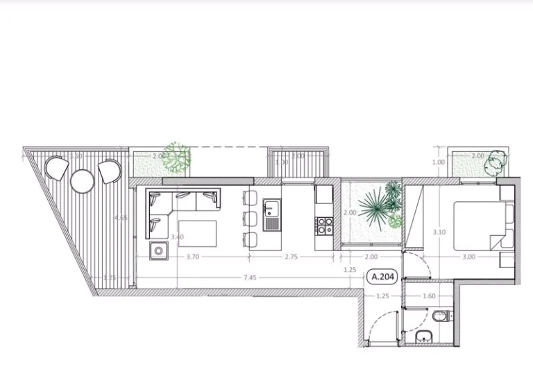 1 Bedroom Apartment for Sale in Nicosia – Lykavitos