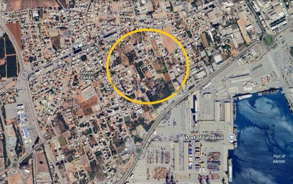 8,886m² Plot for Sale in Limassol – Zakaki