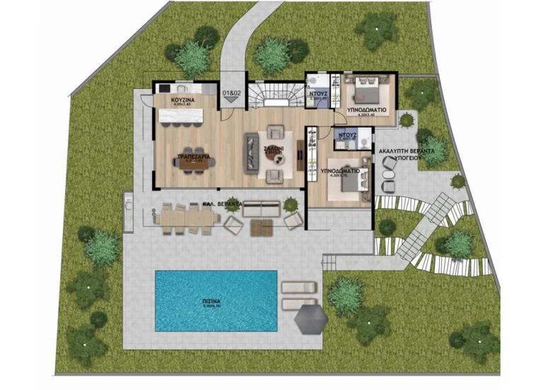 4 Bedroom House for Sale in Pegeia, Paphos District