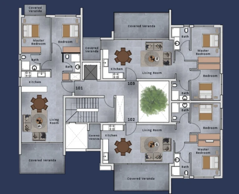 2 Bedroom Apartment for Sale in Paphos – Universal
