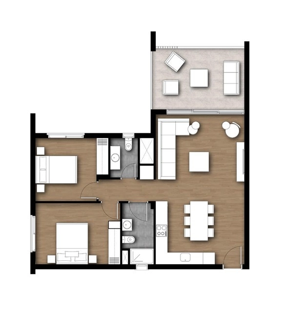 2 Bedroom Apartment for Sale in Limassol – Zakaki