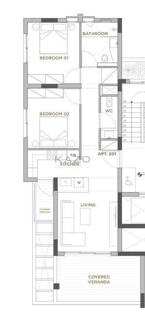 2 Bedroom Apartment for Sale in Limassol – Agia Fyla