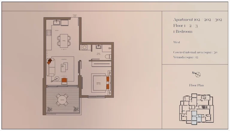 1 Bedroom Apartment for Sale in Larnaca – Agios Nikolaos, Limassol District