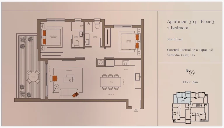 2 Bedroom Apartment for Sale in Larnaca – Agios Nikolaos, Limassol District