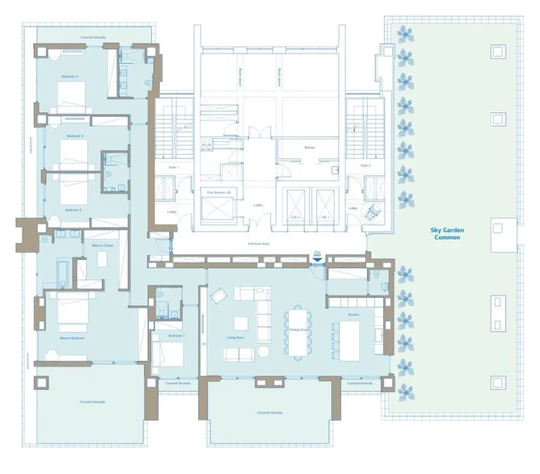 5 Bedroom Apartment for Sale in Limassol District