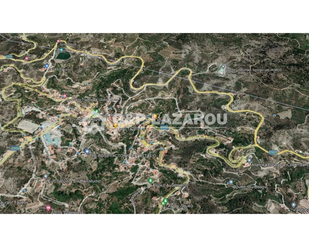 1,673m² Plot for Sale in Agros, Limassol District