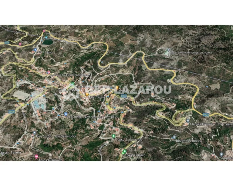 1,673m² Plot for Sale in Agros, Limassol District