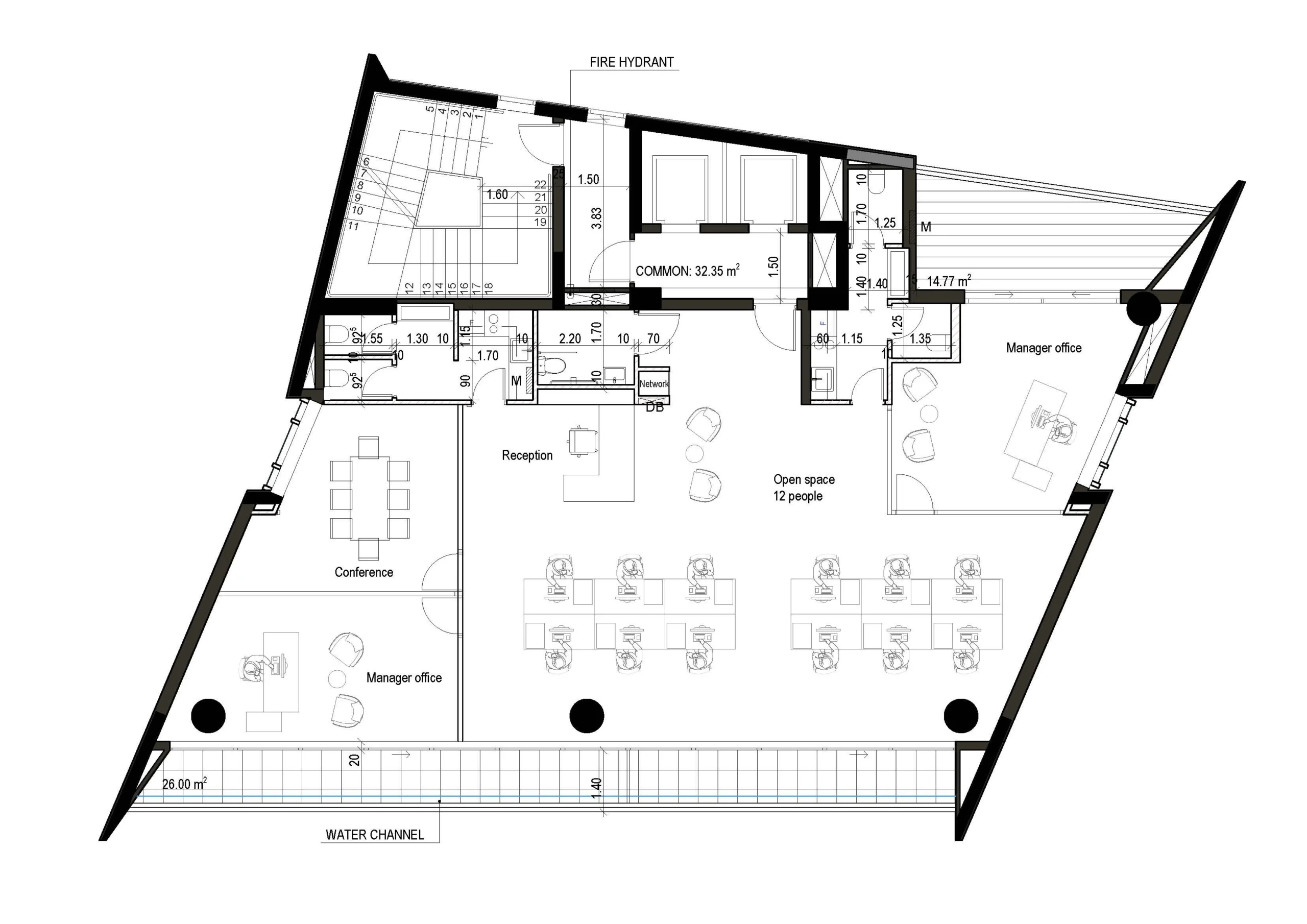 379m² Office for Rent in Limassol – Kapsalos