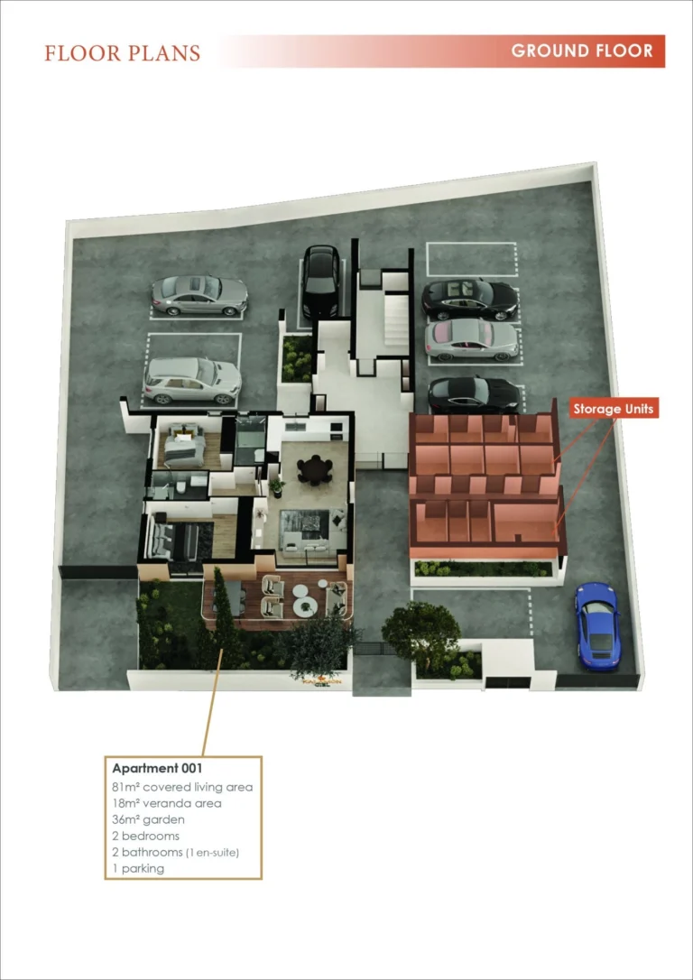 2 Bedroom Apartment for Sale in Aradippou, Larnaca District