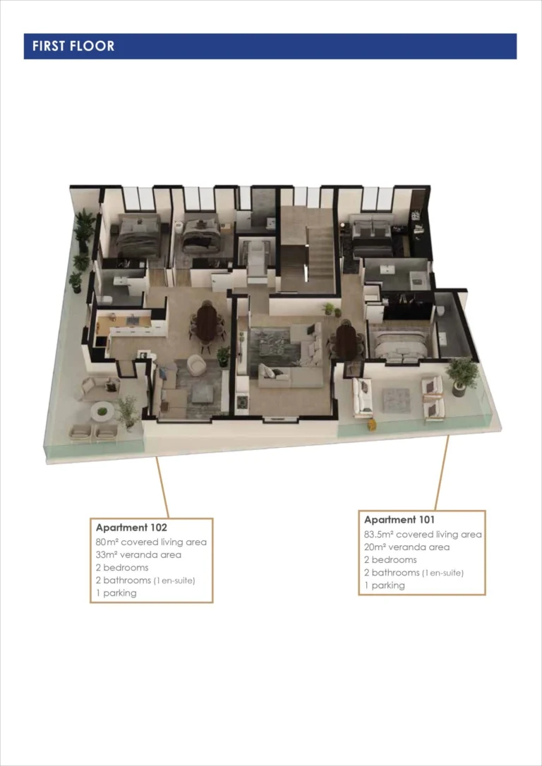2 Bedroom Apartment for Sale in Larnaca District