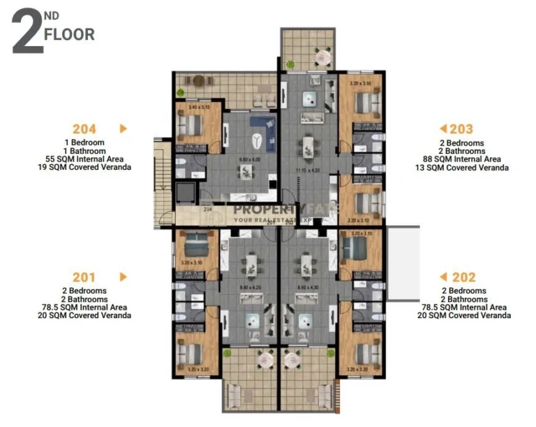 2 Bedroom Apartment for Sale in Parekklisia, Limassol District