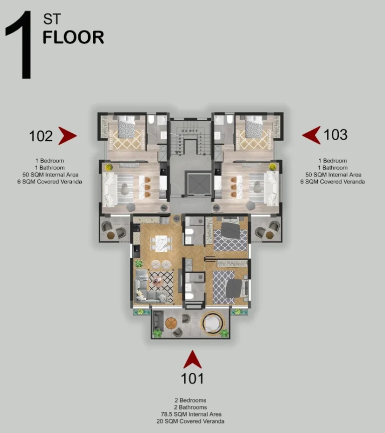 2 Bedroom Apartment for Sale in Limassol – Mesa Geitonia