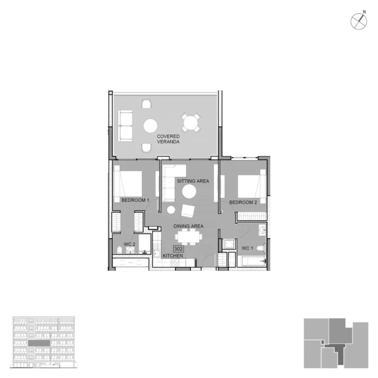 2 Bedroom Apartment for Sale in Germasogeia, Limassol District
