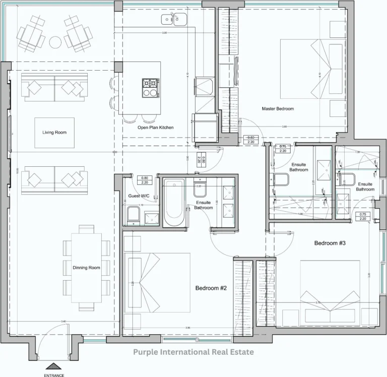 3 Bedroom Apartment for Sale in Limassol – Neapolis
