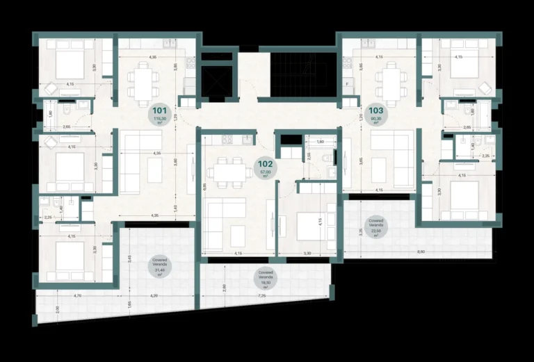 2 Bedroom Apartment for Sale in Limassol – Agios Athanasios
